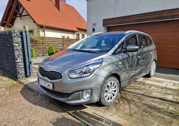 kia wielkopolskie Kia Carens cena 43900 przebieg: 81000, rok produkcji 2013 z Kraków